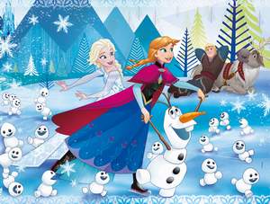 obrázok puzzlí Puzzle 180 Frozen