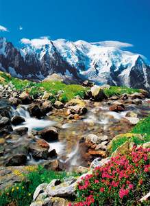 obrázok puzzlí Puzzle 1000 View to Mont Blanc