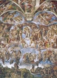 obrázok puzzlí Puzzle 1000 Michelangelo, Giudizio Universale