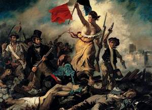 obrázok puzzlí Puzzle 1000 Delacroix, Liberty leading the People
