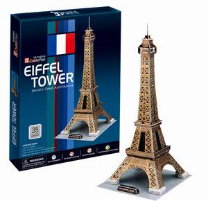 obrázok puzzlí Puzzle 3D Eiffelova veža