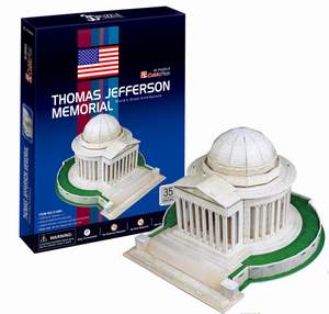 obrázok puzzlí Puzzle 3D Jefferson Memorial