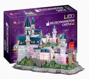 obrázok puzzlí Puzzle 3D Neuschwanstein Castle