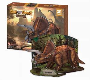 obrázok puzzlí Puzzle 3D Triceratops