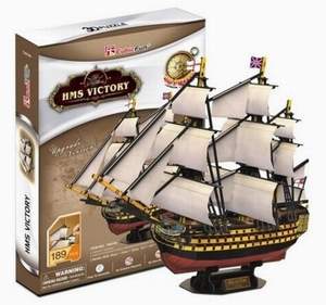 obrázok puzzlí Puzzle 3D HMS Victory