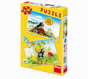 obrázok puzzlí Puzzle 2x48 Krtkove dobroty