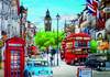 Puzzle 1000 Život v Londýne 