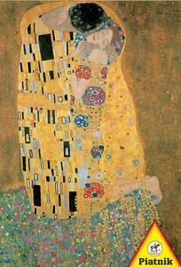 obrázok puzzlí Puzzle 1000 Klimt, Bozk