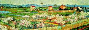 obrázok puzzlí Puzzle 1000 Van Gogh, Pechers en Fleurs