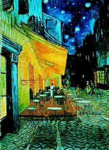 obrázok puzzlí Puzzle 1500 Gogh, Cafe de nuit