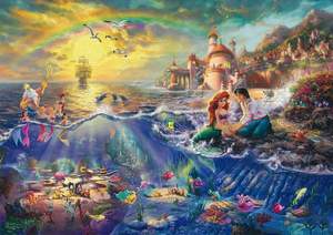obrázok puzzlí Puzzle 1000 Disney The Little Mermaid, Ariel
