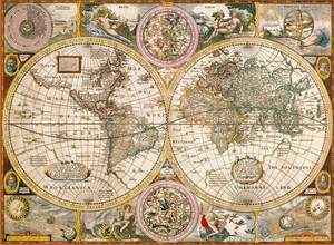 obrázok puzzlí Puzzle 3000 Mappa antica