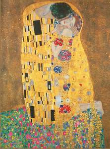 obrázok puzzlí Puzzle 500 Klimt, Il Bacio