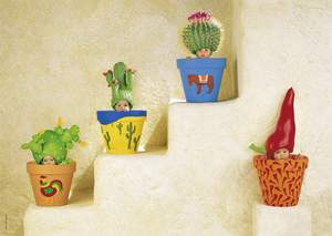 obrázok puzzlí Puzzle 1000 Kaktusová stena
