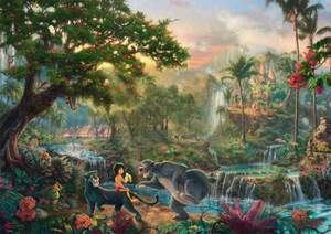 obrázok puzzlí Puzzle 1000 Disney The Jungle Book