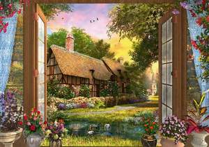 obrázok puzzlí Puzzle 1000 View of the Cottage