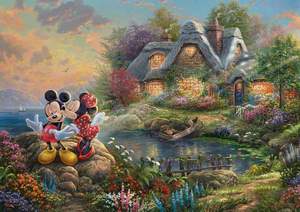 obrázok puzzlí Puzzle 1000 Disney, Mickey&Minnie