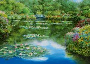 obrázok puzzlí Puzzle 1000 Sam Park, Water lily pond